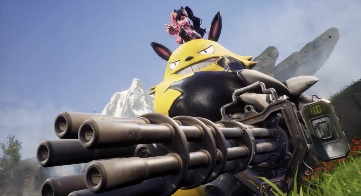 its a yellow pal with a gun