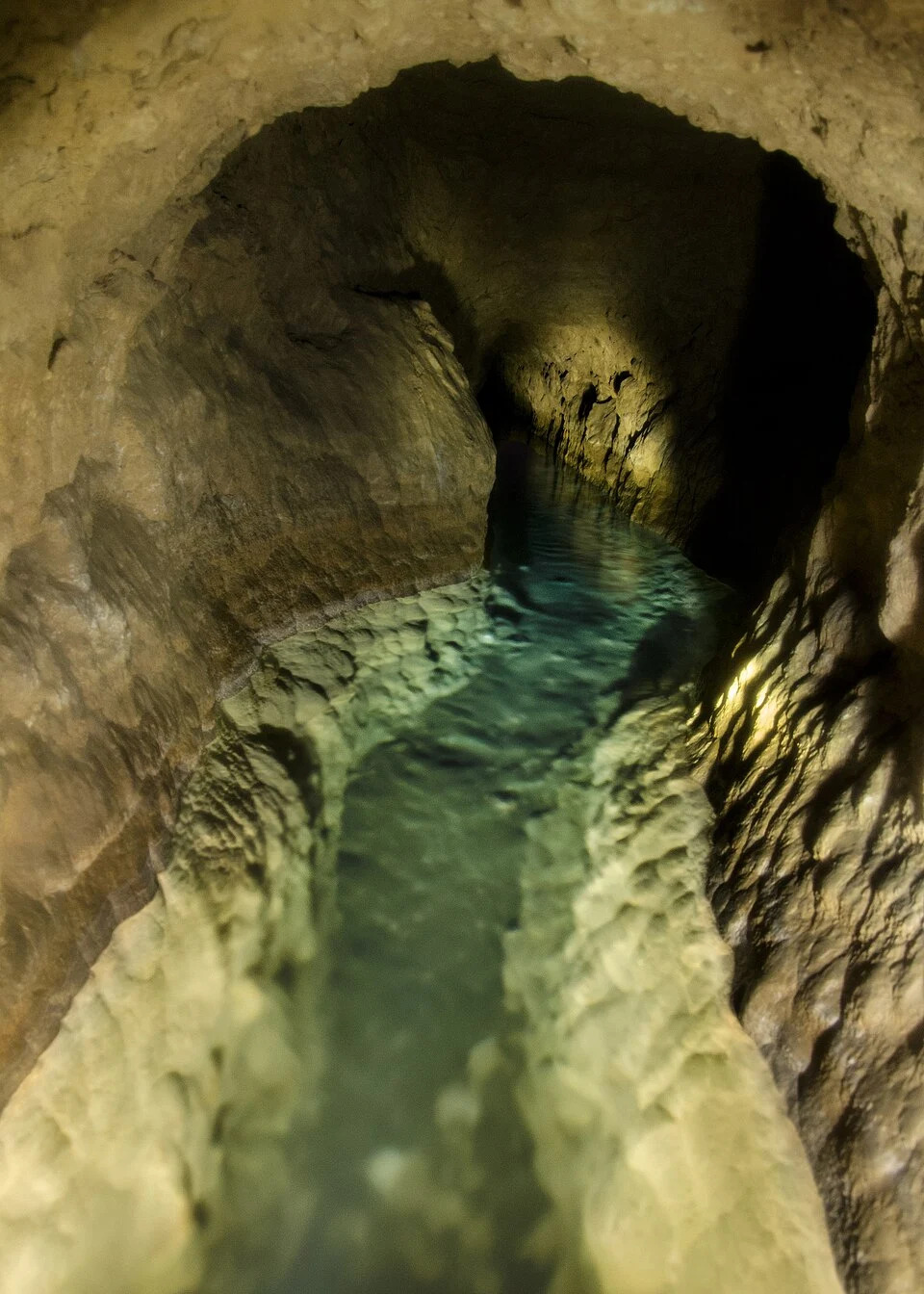 The interior of a qanat.